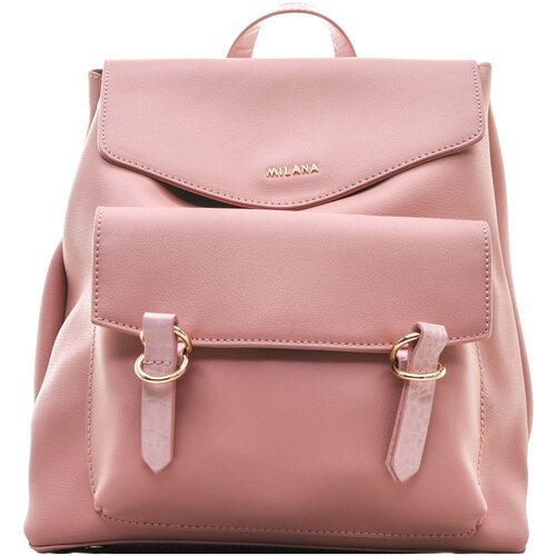 Рюкзак Milana, фактура гладкая, розовый