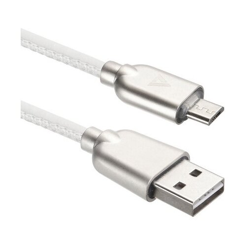 кабель переходник acd кабель acd c mpo f mpo f 12om3 type b 5m Кабель microUSB Type-B / USB Type-A ACD Allure (ACD-U926-M1W) 1м, белый