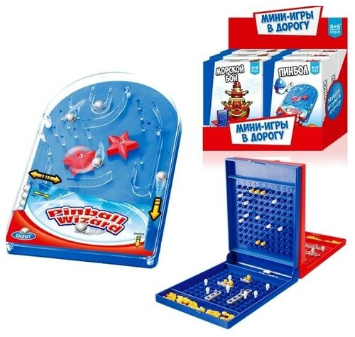 Shenzhen toys Обучающая игра (Пинбол/Морской бой) в коробке