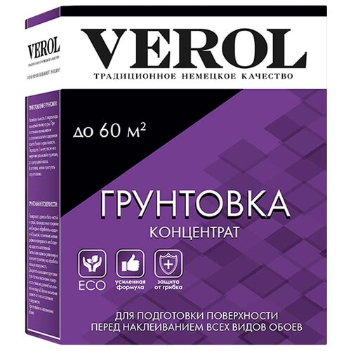 Грунтовка концентрат для всех видов обоев VEROL 100г