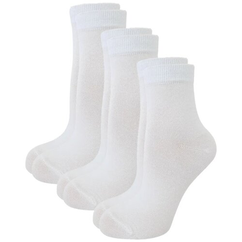 Носки LorenzLine 3 пары, размер 22-24, белый носки детские iv49303 упаковка 3 пары 22 24