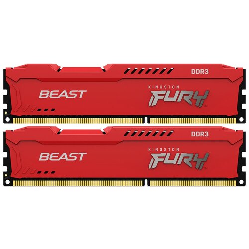 Оперативная память 16Gb Kingston Beast Red DDR-III 1600MHz KF316C10BRK216 2x8Gb KIT 1049100₽
