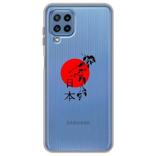 фото Полупрозрачный дизайнерский силиконовый чехол для samsung galaxy m32 прозрачная япония 100gadgets
