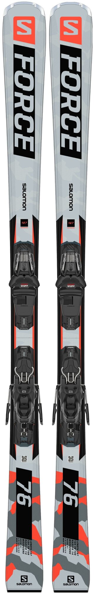     SALOMON 2021-22 E S/Force 76 Silver/Red + M10 (:167)