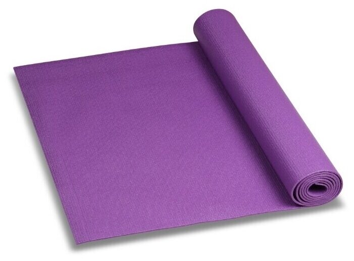 Коврик для йоги и фитнеса YG03 INDIGO PVC Фиолетовый 173*61*0,3 см
