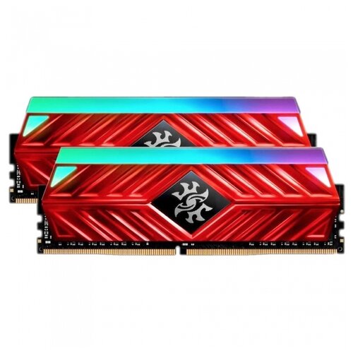 Оперативная память ADATA DDR4 16Gb (2x8Gb) 3600MHz pc-28800 XPG Spectrix D41 RGB red (AX4U36008G18I-DR41)