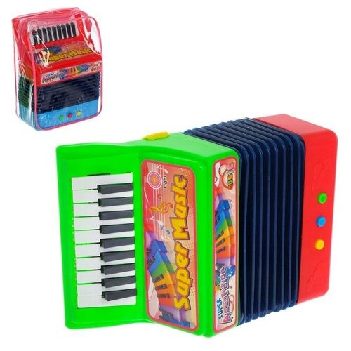Музыкальная игрушка Гармонь, звуковые эффекты, микс. В упаковке: 1