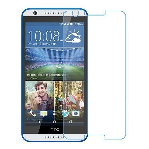 HTC Desire 820G+ dual sim защитный экран из нано стекла 9H одна штука