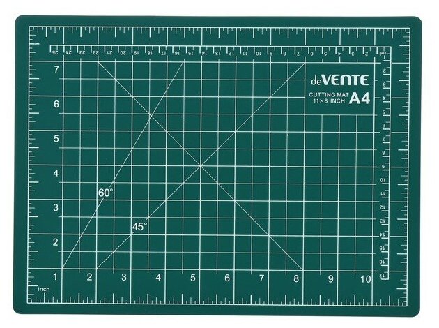 Коврик для резки A4 deVENTE непрорезаемый 3 мм двусторон 3-слойный 4200905 4774671