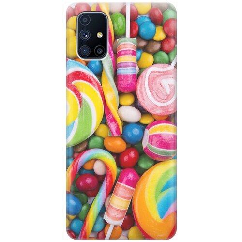 фото Силиконовый чехол на samsung galaxy m51 / самсунг м51 с принтом "сладости" gosso