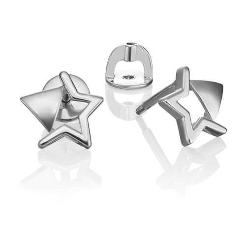 Серьги PLATINA из серебра 925 пробы