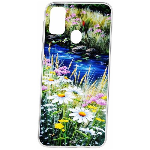 фото Чехол на samsung galaxy m30s / m21 kruche print ромашки у ручья / чехол для samsung / чехол с рисунком / чехол с принтом / чехол для самсунг / чехол для самсунг / бампер на гелакси / чехол накладка для гэлэкси / противоударная накладка для samsung galaxy / защита для galaxy / защита на samsung / cиликоновый чехол для samaung galaxy / пластиковый чехол на самсунг / защитный чехол для самсунг / чехольчик / защита телефона / ударопрочный чехол / галакси кruче,kruche
