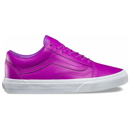 фото Кожаные кеды vans old skool va38g1mw5 фиолетовые (35)