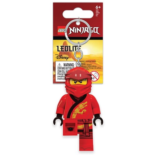 фото Брелок-фонарик для ключей lego ninjago - kai lgl-ke149h