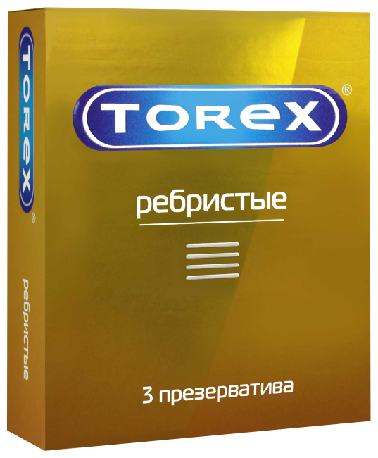 Torex Презервативы «Torex» ребристые, 3 шт.