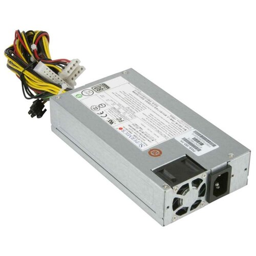 фото Блок питания supermicro 1u single ac-dc 350w platinum level, multiple output power