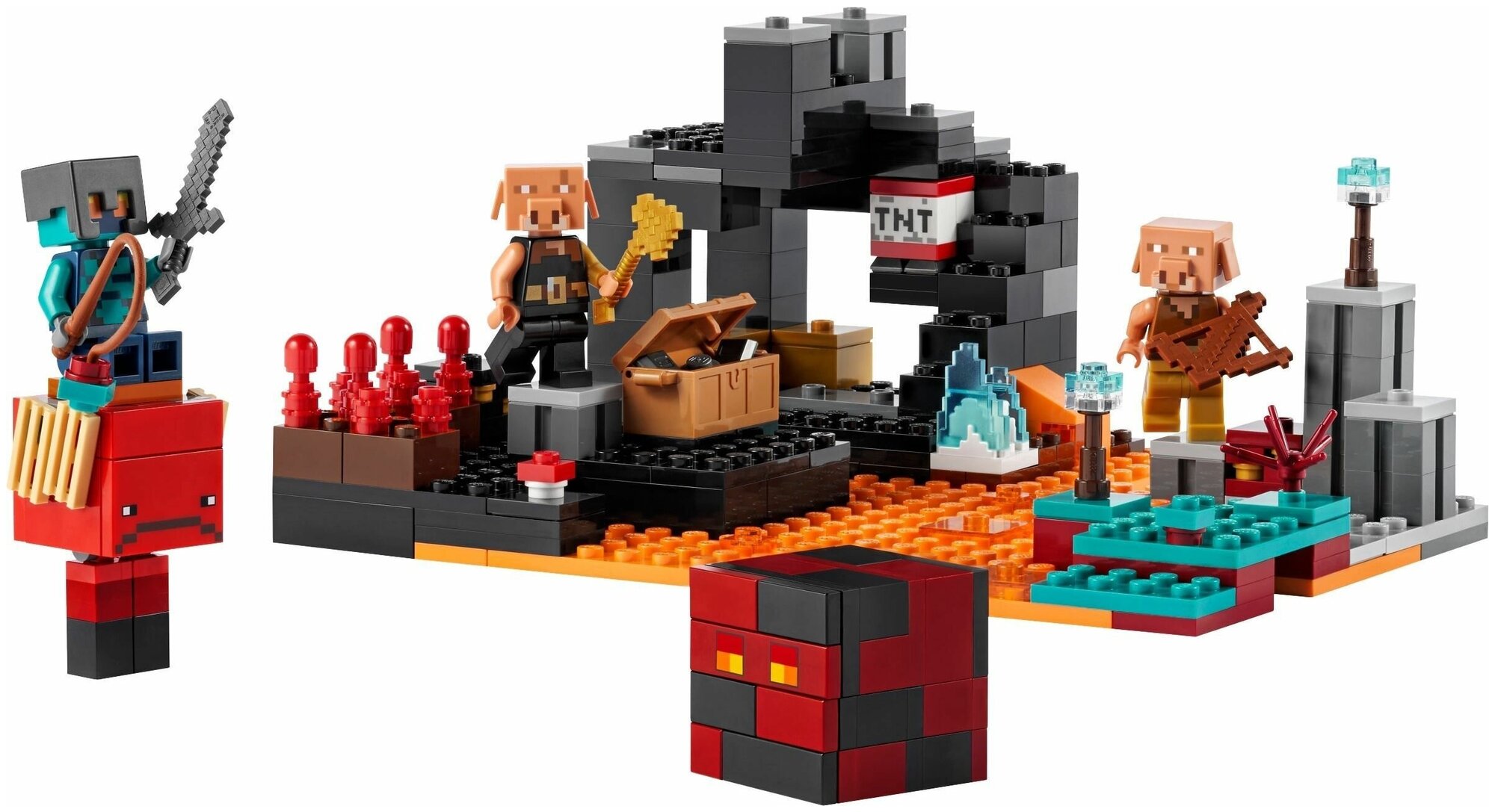 Конструктор LEGO Minecraft "Нижний бастион" 21185 - фото №4