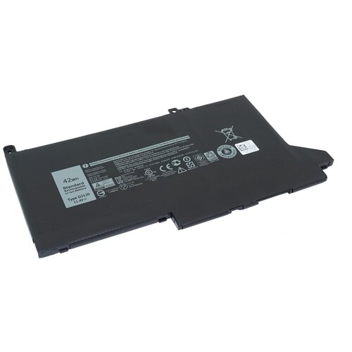 Аккумулятор OG74G для Dell Latitude 7280 / 7290 / 7380 / 7390 / 7480 / E7380 / E7390 / E7480 (DJ1J0, PGFX4, 0G74G) 3500mAh аккумулятор для ноутбука dell latitude e7280 dj1j0 11 4v 3600mah oem