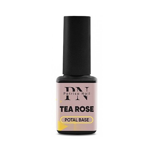 Patrisa Nail Базовое покрытие Potal Base, Tea Rose, 8 мл, 20 г patrisa nail базовое покрытие rubber bb base delicate 8 мл 20 г