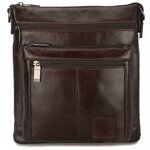 Мужская сумка-планшет из натуральной кожи «Роджер» M1554 Brown - изображение
