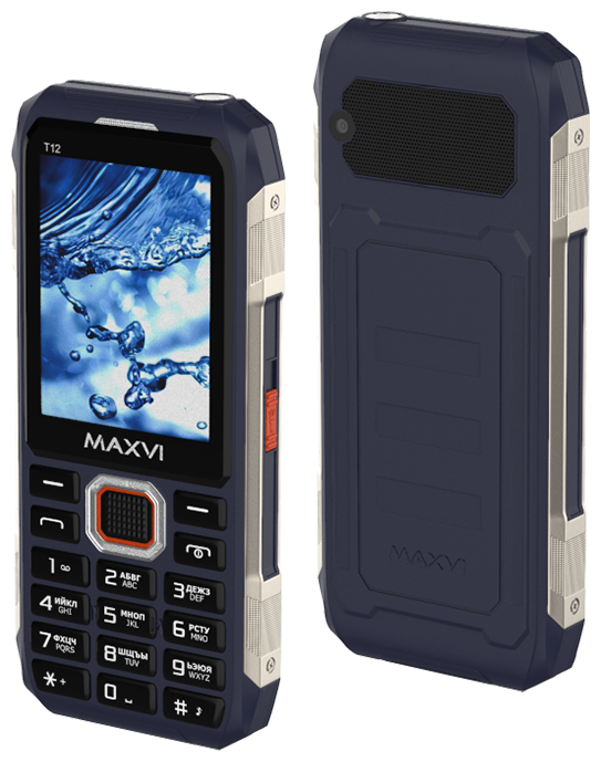 Сотовый телефон Maxvi T12 Blue