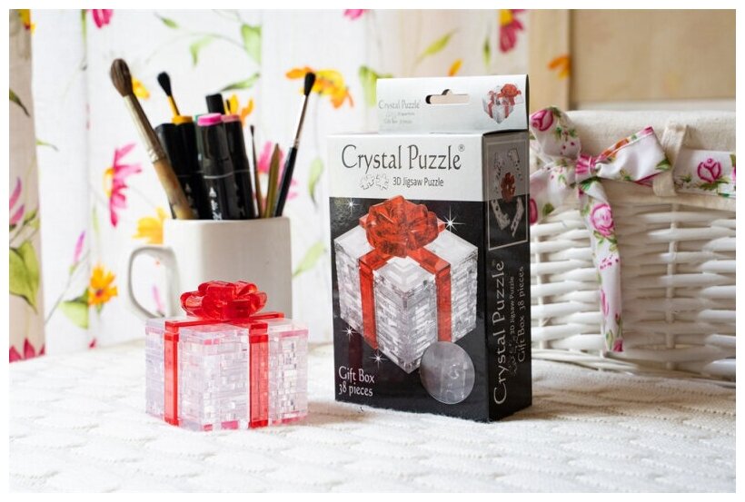 Головоломка 3D Crystal Puzzle Подарок цвет: прозрачный - фото №14