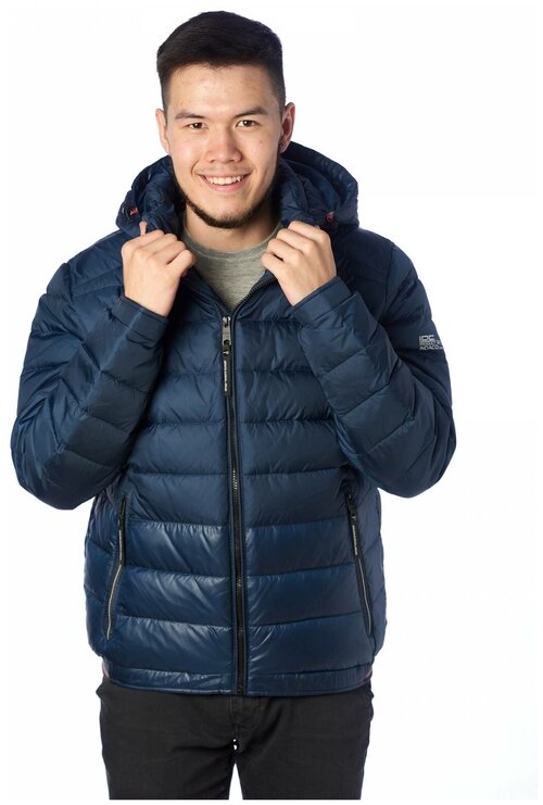 Куртка INDACO FASHION, размер 48, синий
