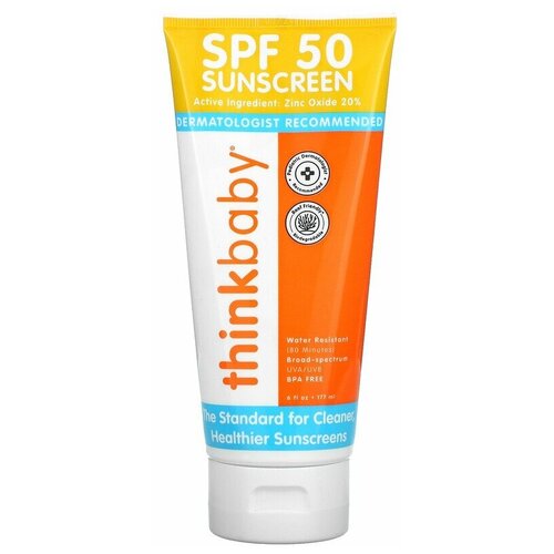 Think, Thinkbaby, солнцезащитный крем, фактор защиты SPF 50+177 мл)