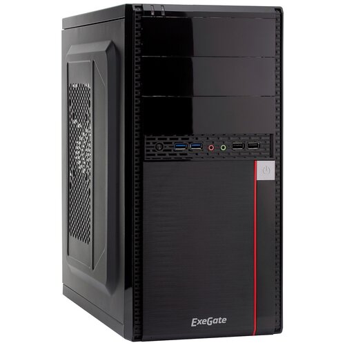 Корпус Minitower ExeGate MA-371X-UN500 (mATX, БП UN500 с вент. 12см, 2*USB+2*USB3.0, аудио, черный) корпус microatx exegate ma 371x 450 вт чёрный ex277436rus