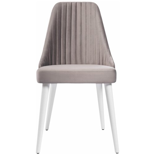 Стул Вермот из велюра повышенной изностойкости, Corsastyle, серый