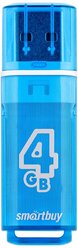 Флеш-накопитель USB 2.0 Smartbuy 4GB Glossy series Blue (SB4GBGS-B)