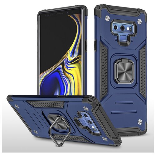 противоударный чехол legion case для samsung galaxy note 10 plus синий Противоударный чехол Legion Case для Samsung Galaxy Note 9 синий