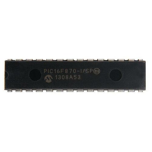 Микроконтроллер PIC16F870-I/SP 5pcs new original 100% quality pic16f616 i sl pic16f616 i pic16f616 ic mcu 8bit 3 5kb flash 14soic