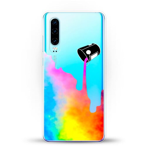фото Силиконовый чехол краски на huawei p30 andy & paul