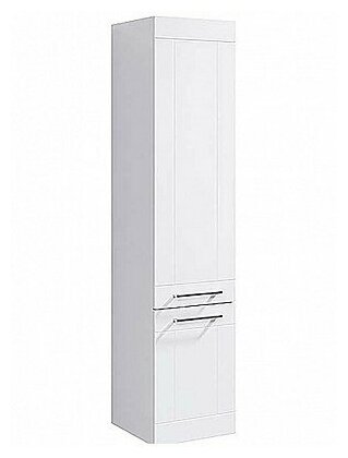 Шкаф-колонна Aqwella Manchester 35х32х152см, арт. MAN0535, правый, подвесной монтаж, белый - фотография № 1