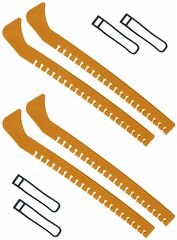 Набор зимний: Чехлы для коньков на лезвие универсальные желтые набор 2 шт