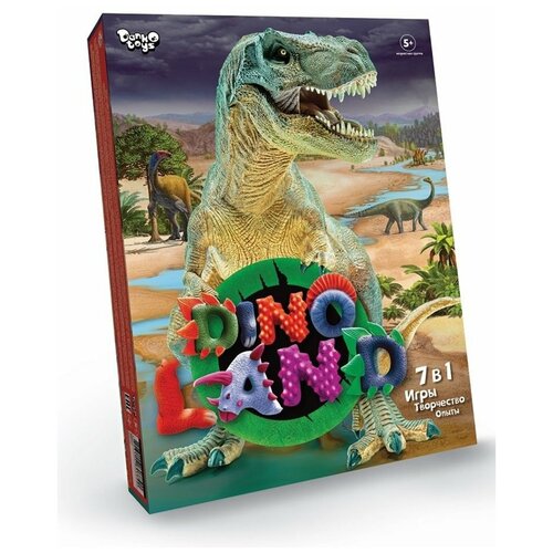 Игровой набор 7в1 Dino Land данко-тойс DL-01-01