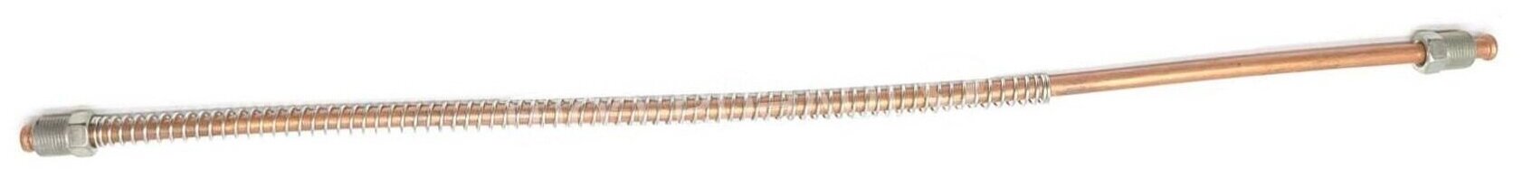 фото Трубка тормозная 500 мм (медная / штуцер 12х1.0 мм) УАЗ 452, 469 (Ижевск) 469-3506035-10