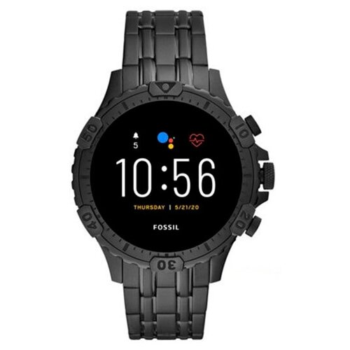 Часы FOSSIL Gen 5 Smartwatch Garrett HR stainless steel FTW4038 2159000₽