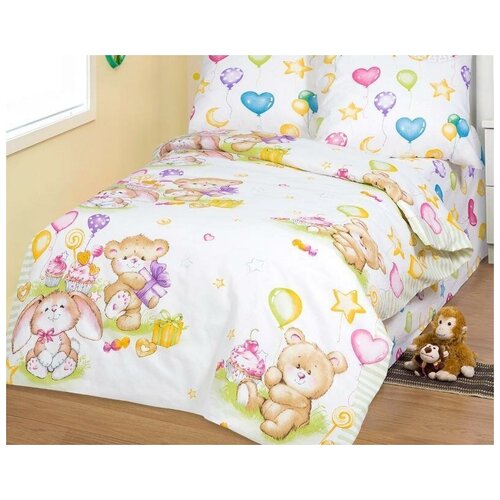 фото Детское постельное бельё "арт дизайн" из бязи, именины, размеры: 1.5 артпостель