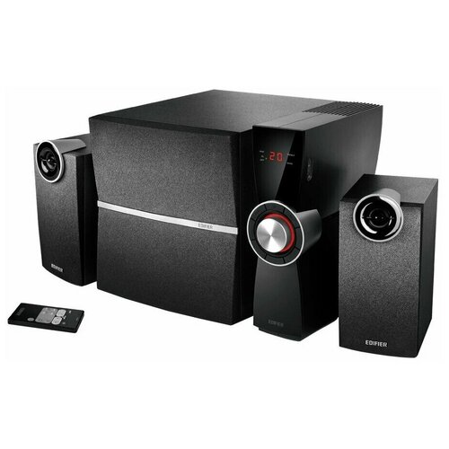 Edifier C2XD Black, чёрный, акустическая система 2.1, мощность(RMS):35Вт + 2x9Вт