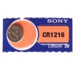Батарейка литиевая CR1216 (1 шт Sony, Япония - изображение