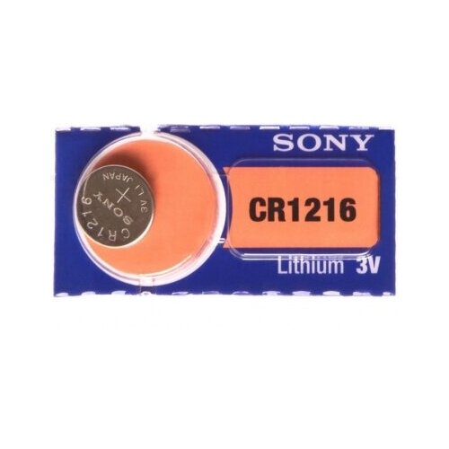Батарейка литиевая CR1216 (1 шт.) Sony, Япония