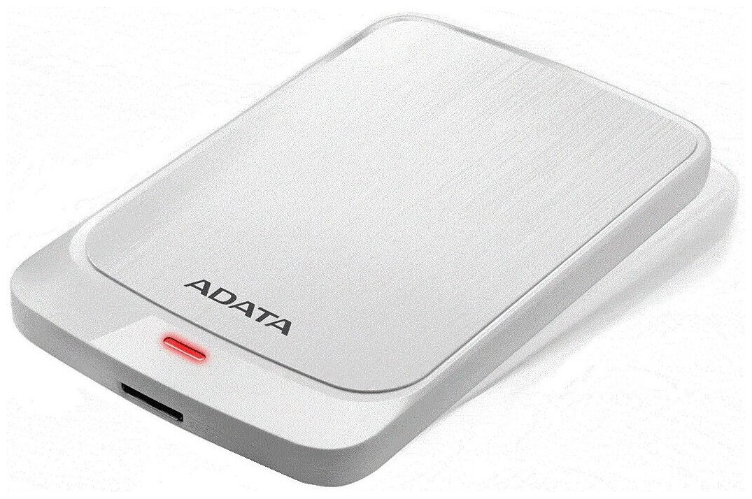 Внешний жесткий диск A-DATA HV320, 2Тб, белый [ahv320-2tu31-cwh] - фото №3