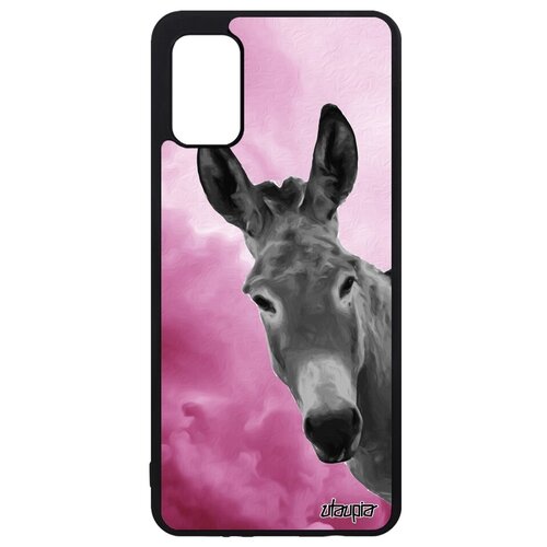 фото Защитный чехол для // galaxy a41 // "осел" стиль ишак, utaupia, оранжевый