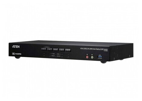 KVM-переключатель Переключатель ATEN на 4K HDMI Dual Display KVMP Switch 4-Port USB3.0