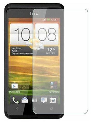 HTC Desire 400 dual sim защитный экран Гидрогель Прозрачный (Силикон) 1 штука