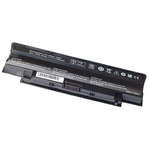 Аккумулятор J1KND для Dell - 5200mah, Dell Inspiron N5110/ N5050/ N5010 / N7110/ M5110/ N7010/ N5030 /N4110 /3550 /1540 /3350 /3450 (04YRJH) аккумулятор vbparts для dell inspiron n5110 n4110 04yrjh 11 1v 5200mah 010271