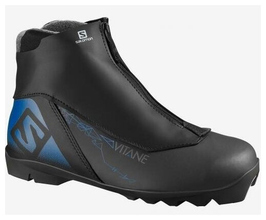 Лыжные ботинки Salomon Vitane 415139 Prolink NNN (черный/синий) 2021-2022 41 EU