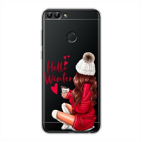 фото Силиконовый чехол "hello winter" на huawei p smart / хуавей п смарт case place